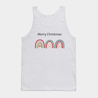 merry christmas cute rainbow gift Tank Top